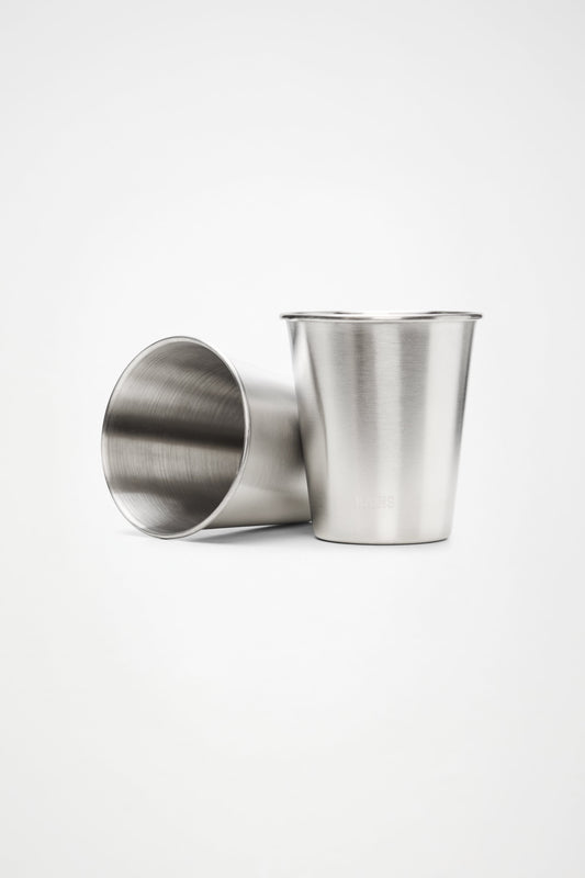 Stainless Steel 2-Pack Cups 300ml
