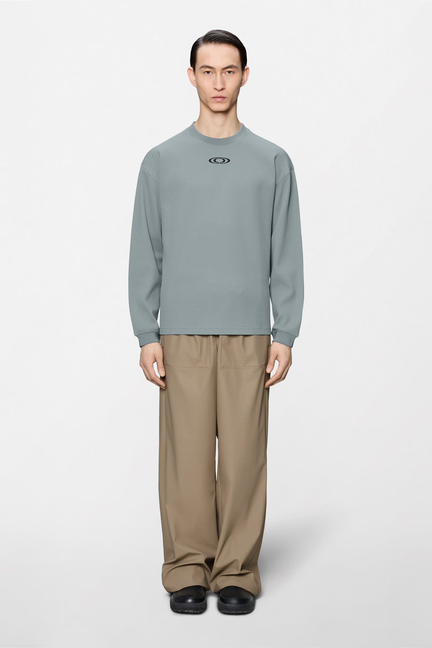 Waffle Long Sleeve T-shirt Splash