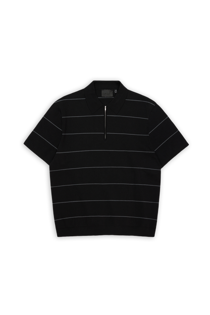 Striped Knit Polo