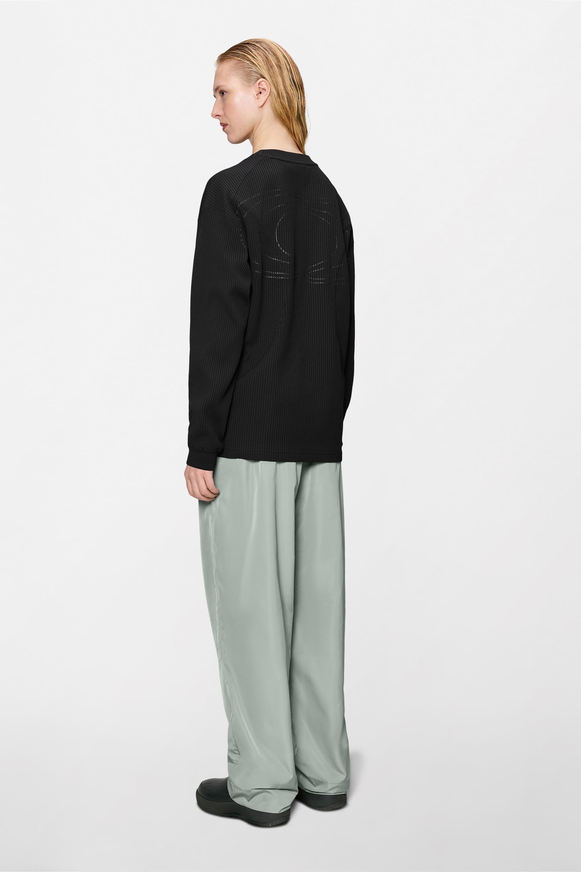 Waffle Long Sleeve T-shirt Splash