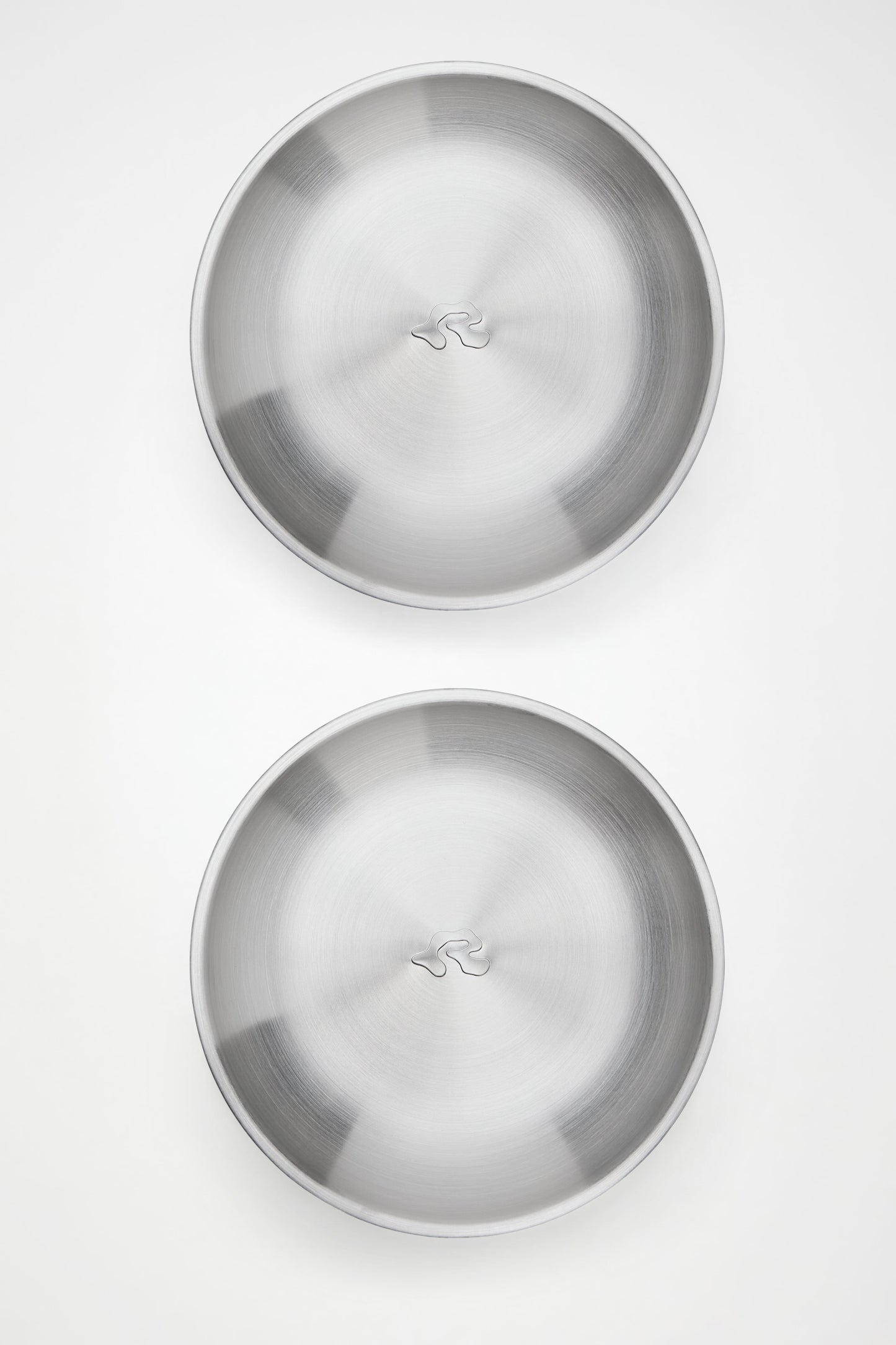 Stainless Steel 2-Pack Deep Plates