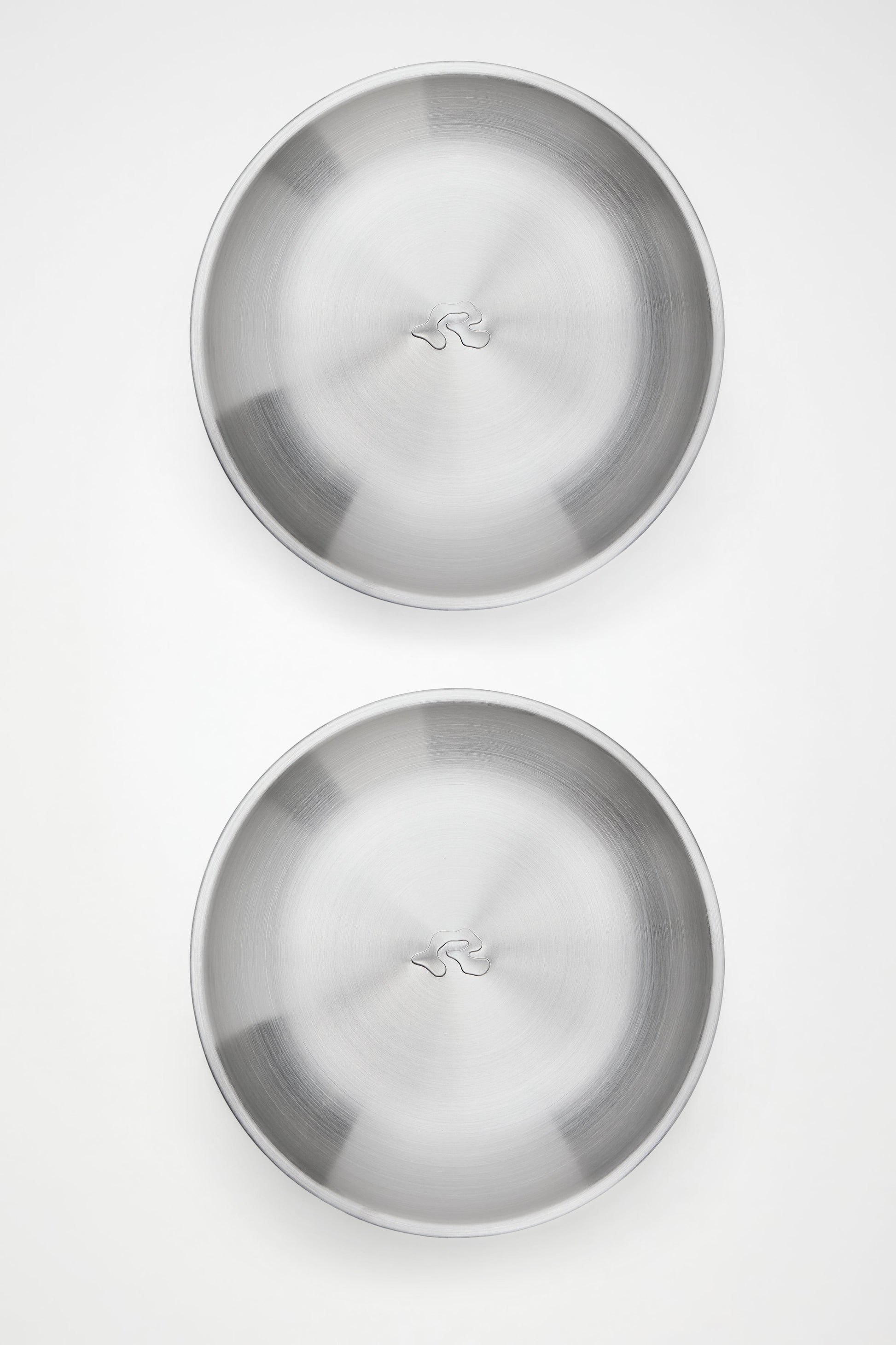 Stainless Steel 2-Pack Deep Plates