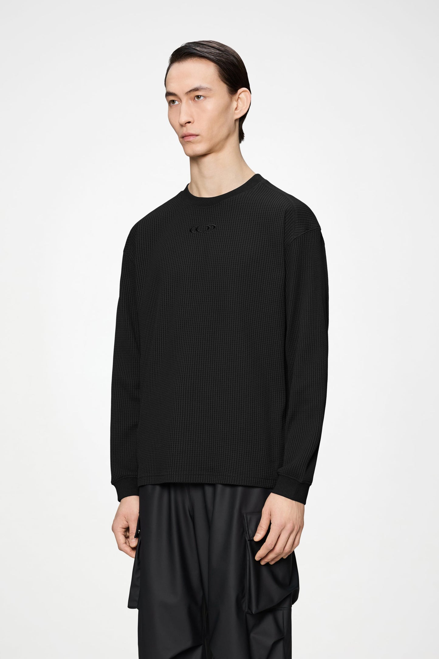 Waffle Long Sleeve T-shirt Splash