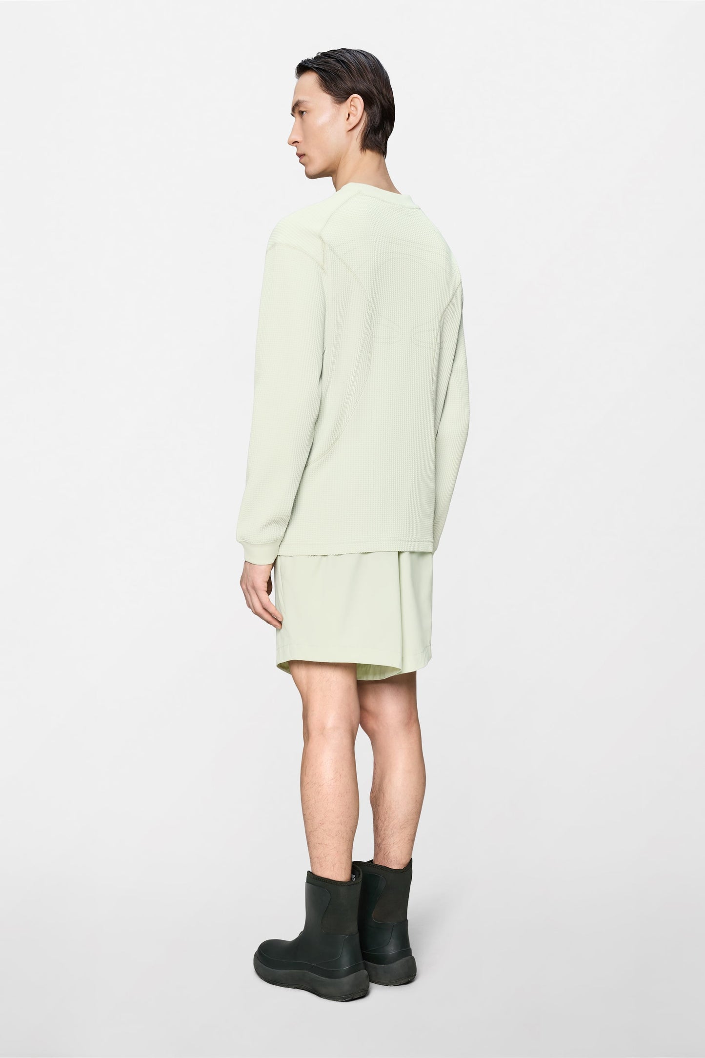 Waffle Long Sleeve T-shirt Splash