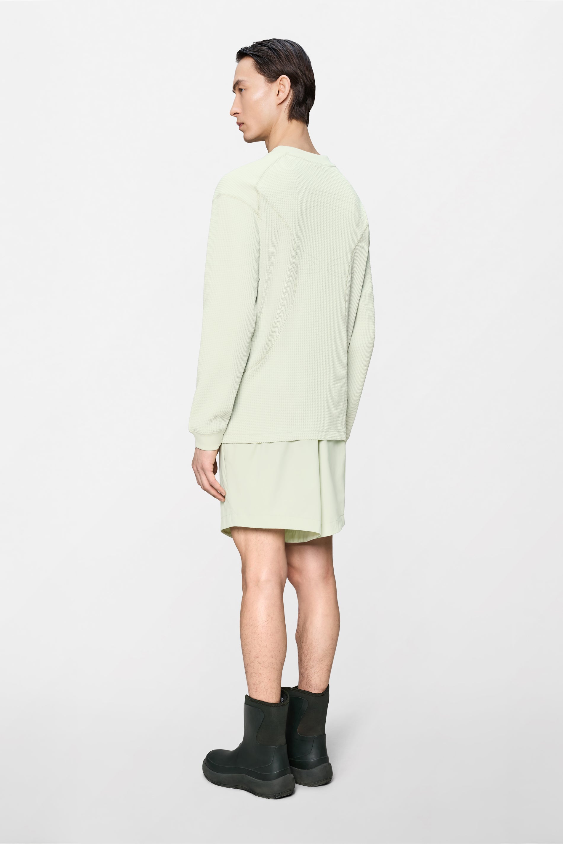 Waffle Long Sleeve T-shirt Splash