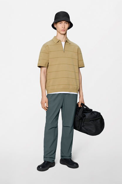 Striped Knit Polo