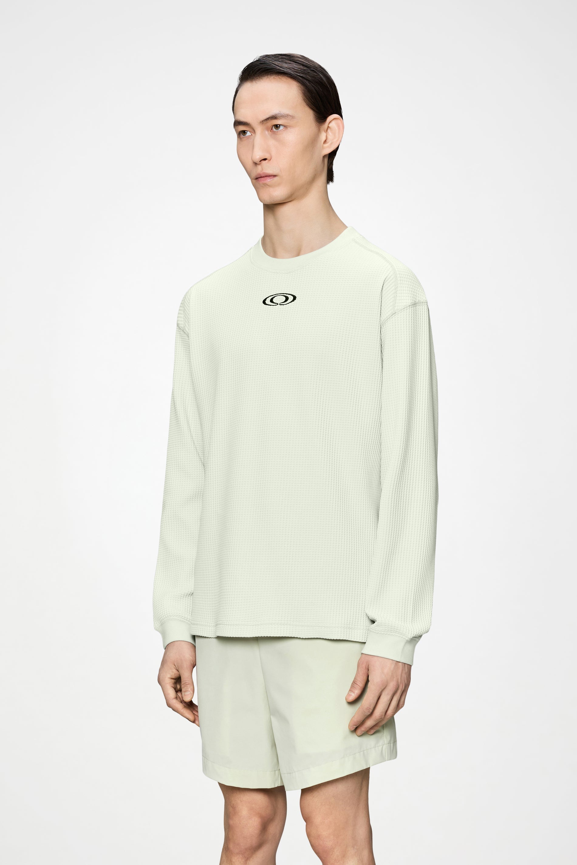 Waffle Long Sleeve T-shirt Splash