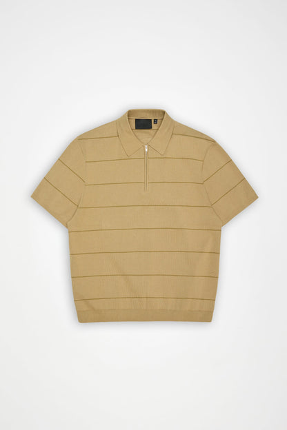 Striped Knit Polo