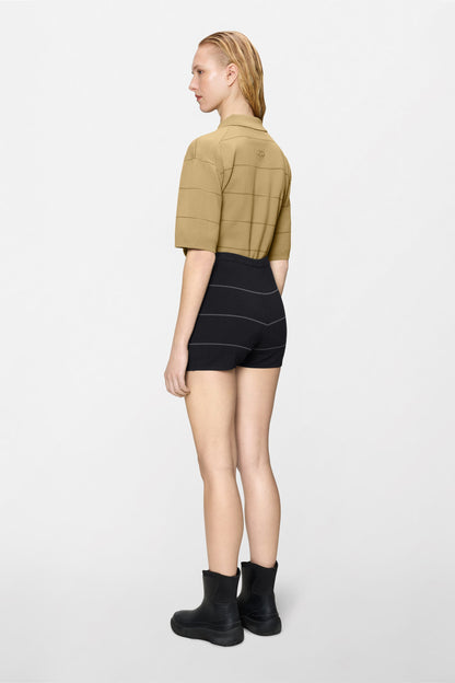 Striped Knit W Shorts